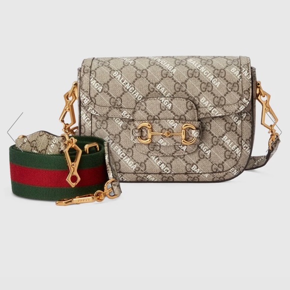 Hacker Project Gucci X Balenciaga Horsebit 1955 Crossbody - Picture 2 of 8